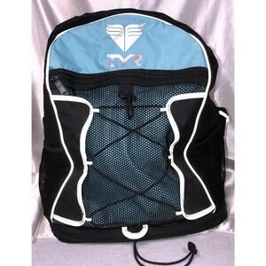 TYR Backpack Gear Bag Swim Triathlon Gym Multiple Pockets